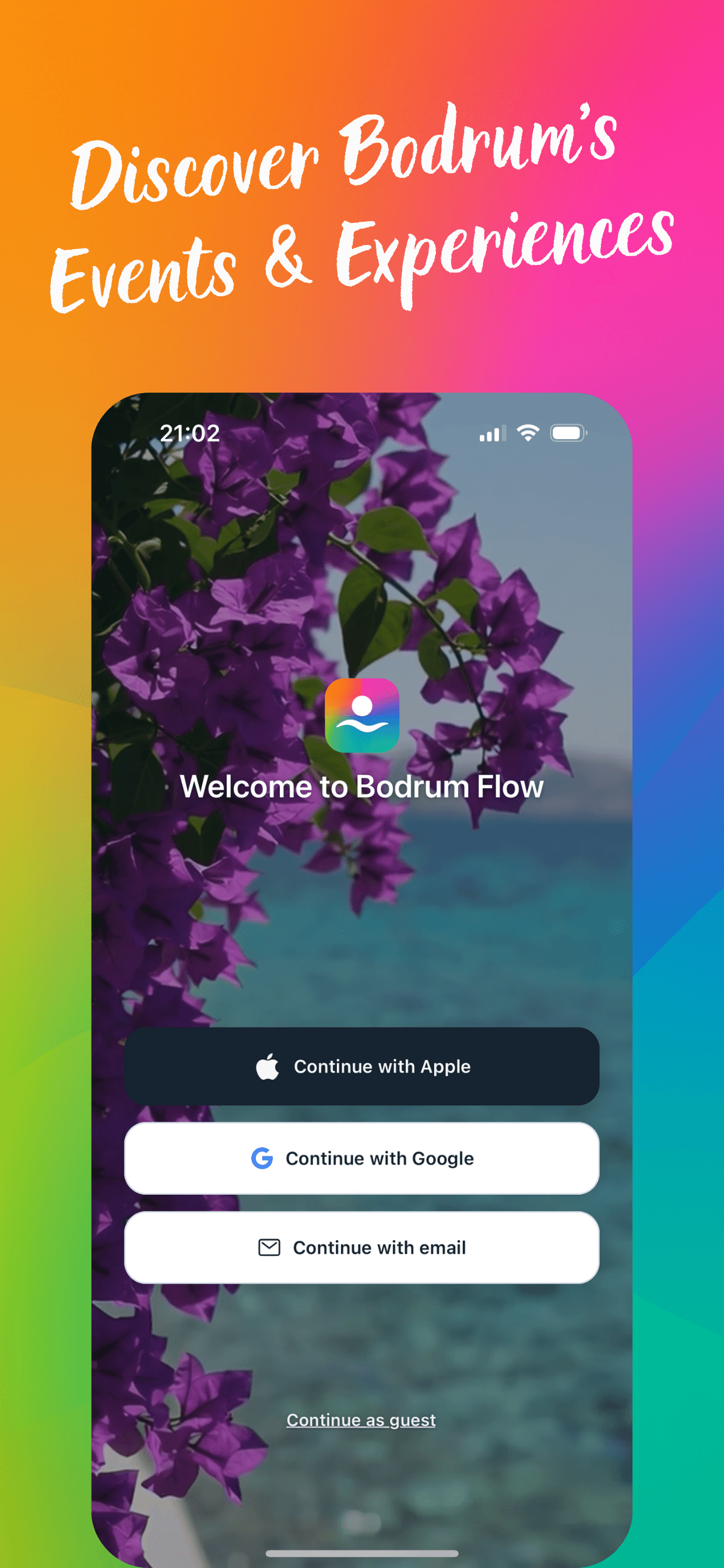 Bodrum Flow mobile app screenshot 1