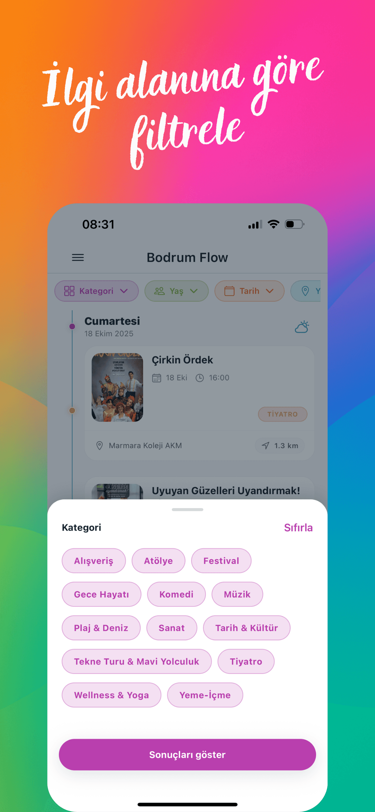 Bodrum Flow mobil uygulama ekran görüntüsü 3